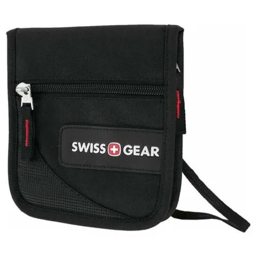 Кошелек на шею Swissgear, черный, 14х2х16 см