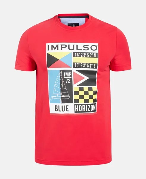 Футболка Impulso, красный