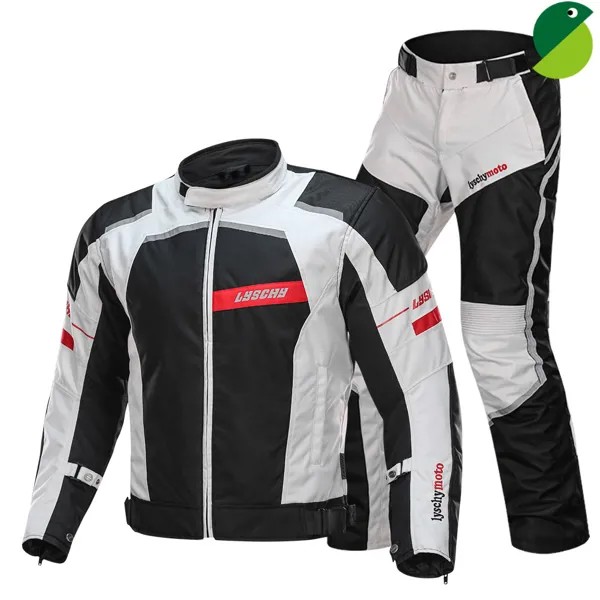 Мотоциклетная куртка LYSCHY для верховой езды, светоотражающая защита для тела, пальто, костюм, защитная одежда для мужчин, гоночные куртки, шт...