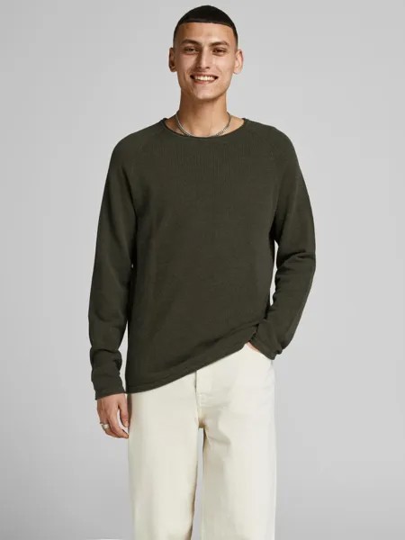 Пуловер Jack & Jones, оливковый