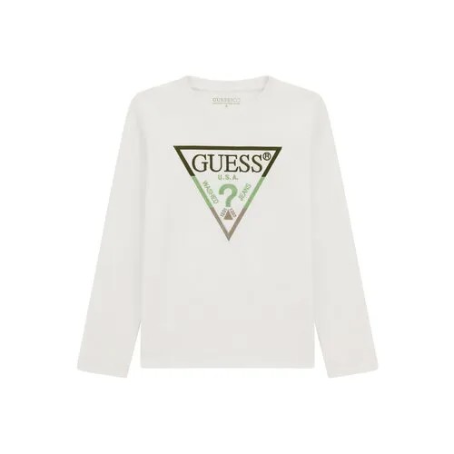 Лонгслив GUESS, размер 182, белый