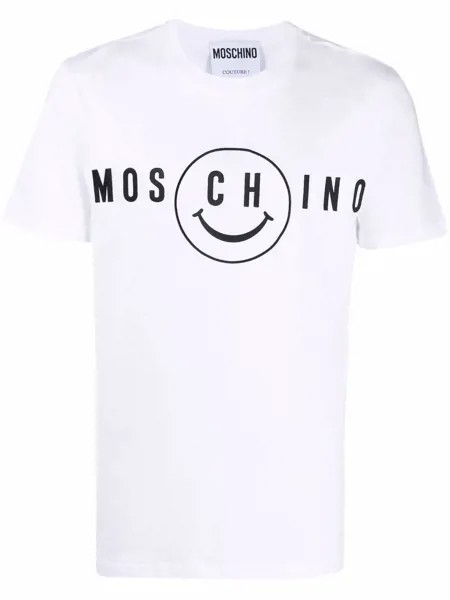 Moschino футболка с логотипом