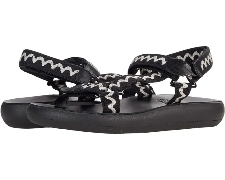 Сандалии Ancient Greek Sandals Poria Comfort, цвет Black/Black Wave