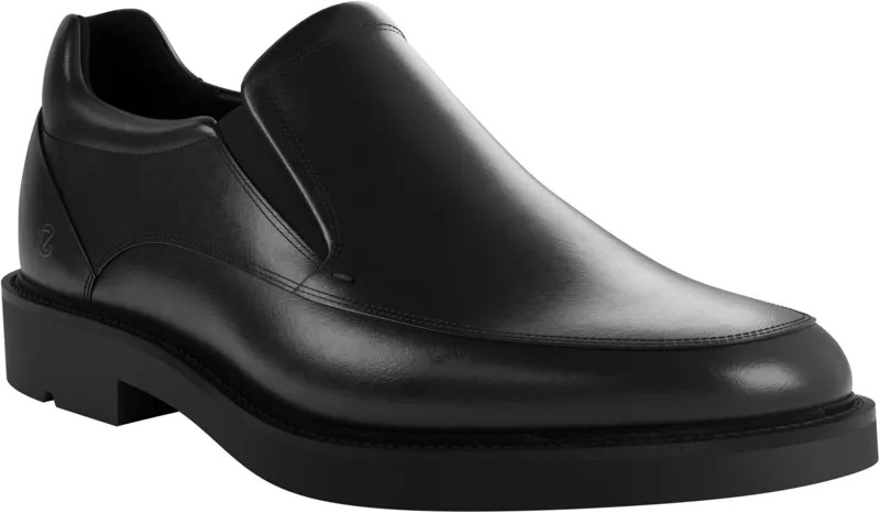 Оксфорды London Apron Toe Slip-On ECCO, черный