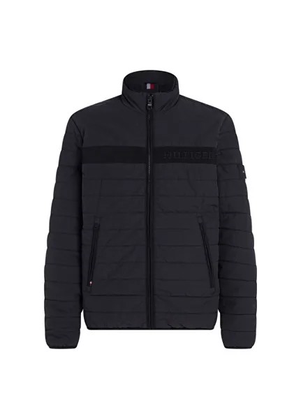 Черное мужское пальто Tommy Hilfiger