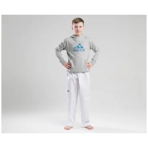 Толстовка adidas, размер 152, серый
