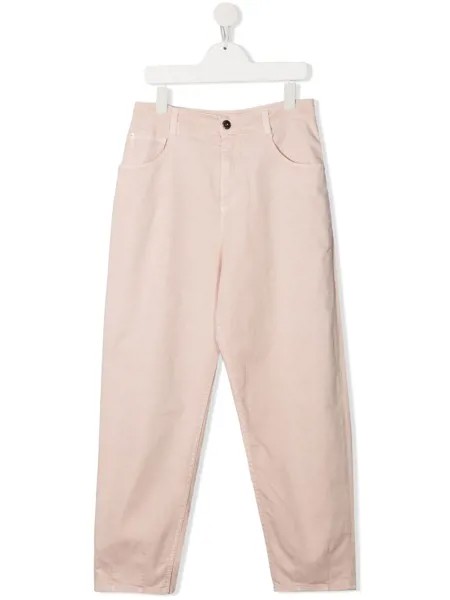 Brunello Cucinelli Kids джинсы свободного кроя