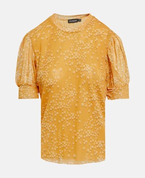 Рубашка блузка Soaked in Luxury, желтый