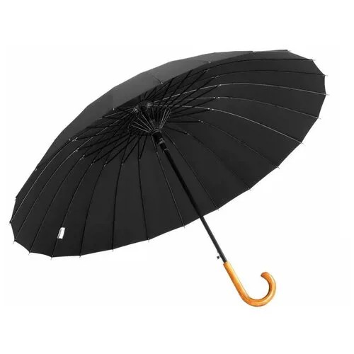 Зонт-трость мужской Universal A0029, 24 спицы, ручка крюк дерево
