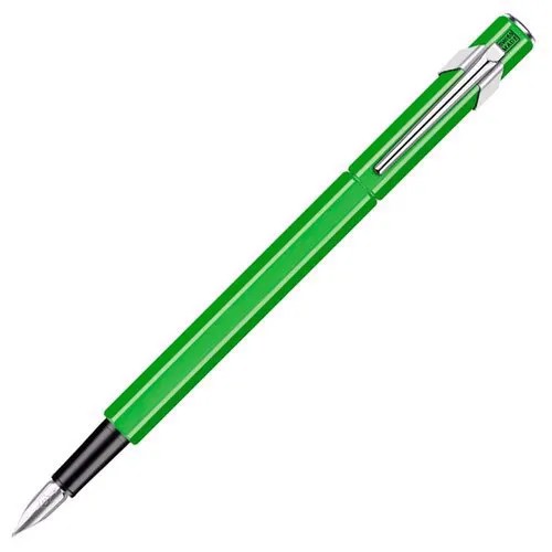 CARAN D'ACHE перьевая ручка Office Line 849 Fluo, F, синий цвет чернил