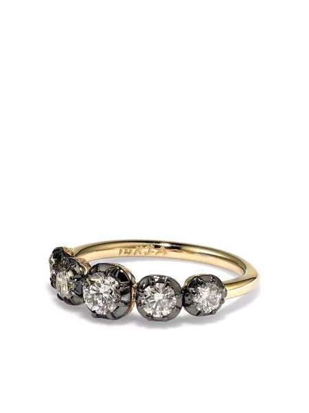 Jacquie Aiche кольцо Sophia из желтого золота с бриллиантами