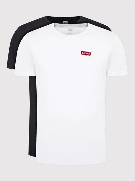 Комплект из 2 футболок узкого кроя Levi's, белый