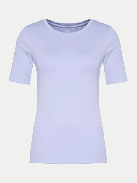 Футболка узкого кроя Gap, фиолетовый