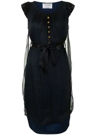 Valentino Pre-Owned прозрачное платье со сборками