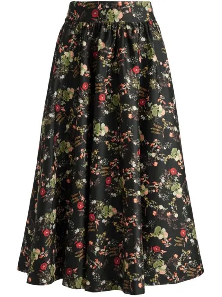 Alice + olivia юбка макси Nilda Voluminous, черный