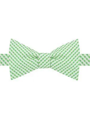 Мужской зеленый галстук-бабочка TOMMY HILFIGER в мелкую клетку