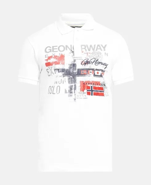 Рубашка поло Geographical Norway, белый