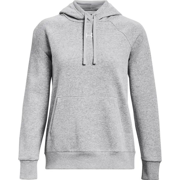 Толстовка Under Armour Hoodie Rival Fleece, цвет mod gray light heather