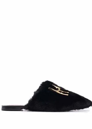 Moschino мюли с логотипом