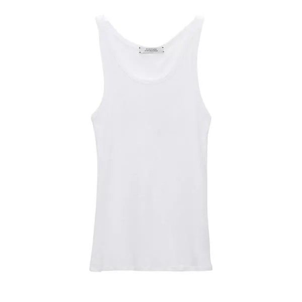 Футболка simply timeless top pure white Dorothee Schumacher, белый