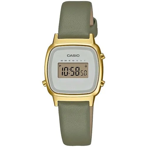 Наручные часы CASIO Наручные часы Casio LA670WEFL-3EF, золотой, зеленый