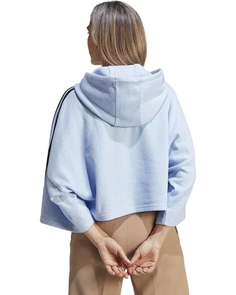 Худи Adidas Cropped Hoodie, цвет Blue Dawn