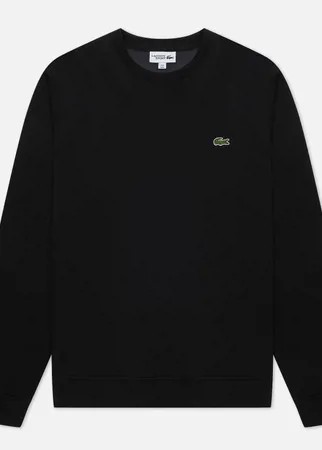 Мужская толстовка Lacoste Sport Cotton Blend Fleece, цвет чёрный, размер L