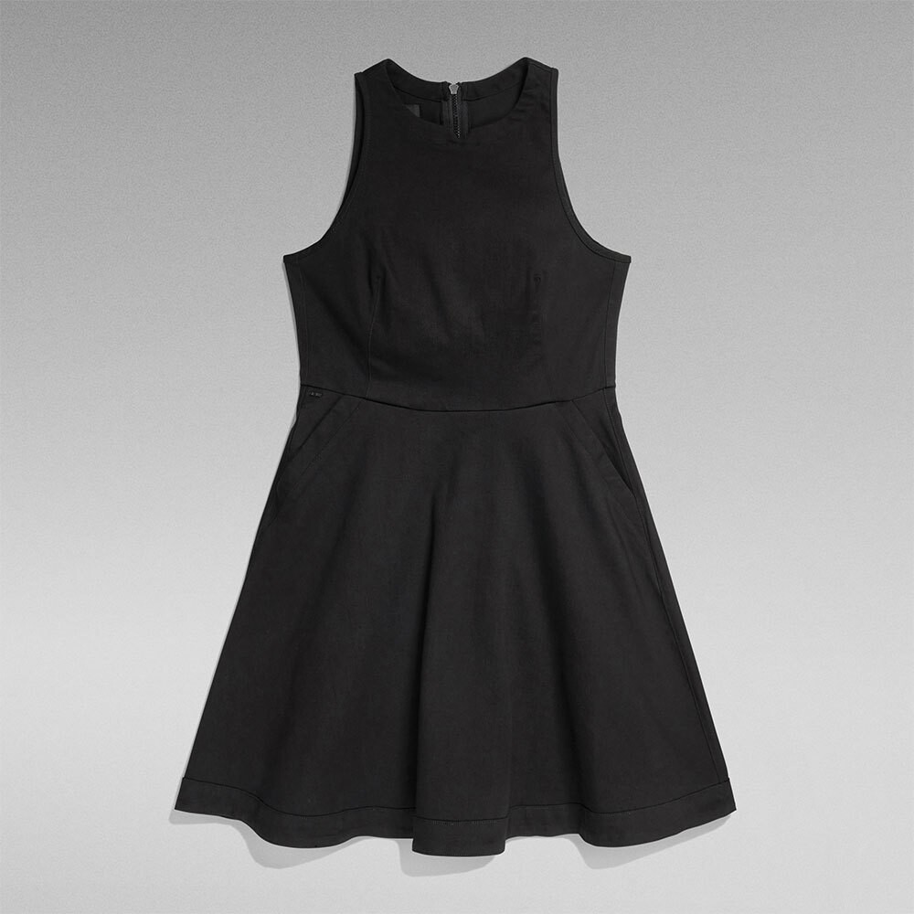 Короткое платье G-Star Core Fit And Flare, черный