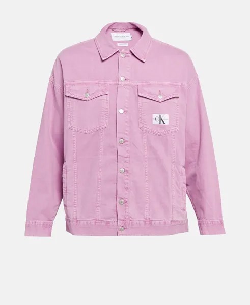 Джинсовая куртка Calvin Klein Jeans, лиловый