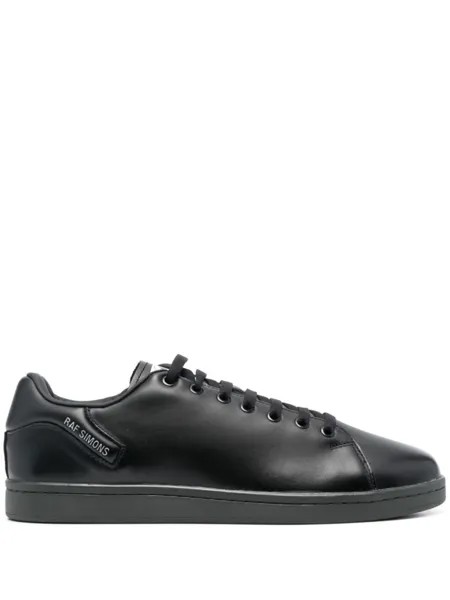 Raf Simons кеды на шнуровке, черный