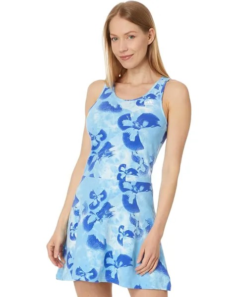 Платье adidas Floral Graphic Single Jersey, цвет Off-White/Semi Blue Burst/Semi Lucid Blue
