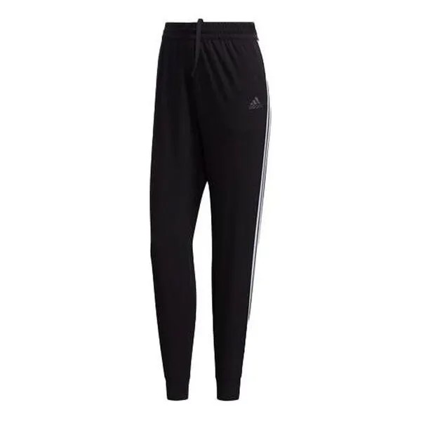 Штаны спортивные штаны с тремя полосками Adidas, черный