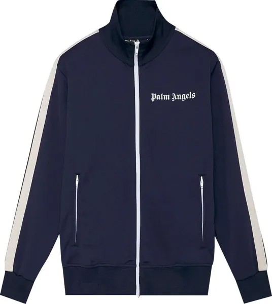 Куртка Palm Angels Classic Track Jacket 'Navy/White', синий