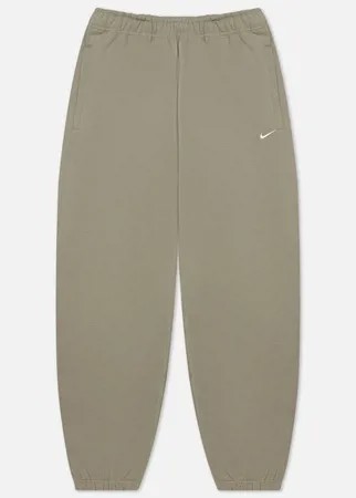 Женские брюки Nike NRG Solo Swoosh Fleece, цвет оливковый, размер S