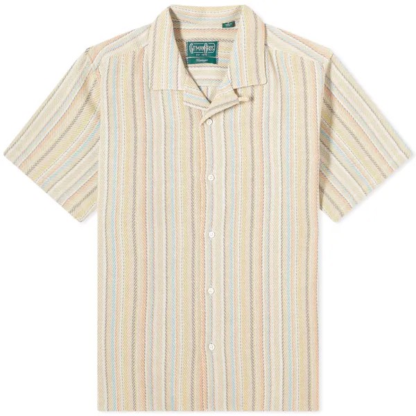 Рубашка Gitman Vintage Baja Blanket Camp Shirt, цвет Natural