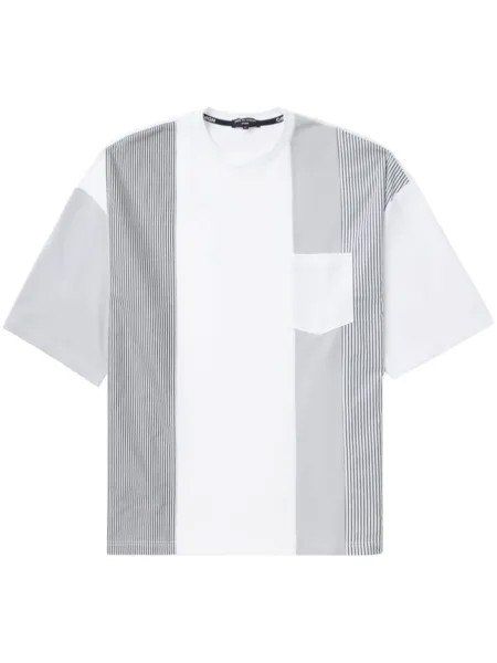 Футболка в технике пэчворк Comme des Garçons Homme, белый