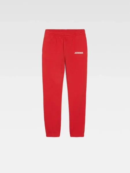 Спортивные брюки с логотипом Бег Жакмюса Jacquemus, красный