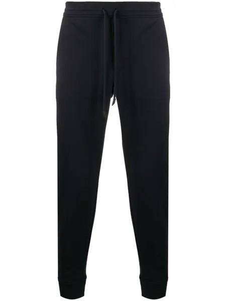 Zegna спортивные брюки с кулиской, синий
