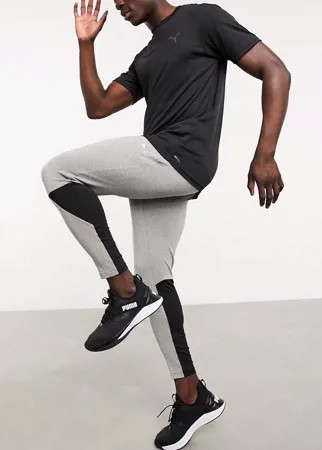 Серые меланжевые джоггеры Puma Training-Серый