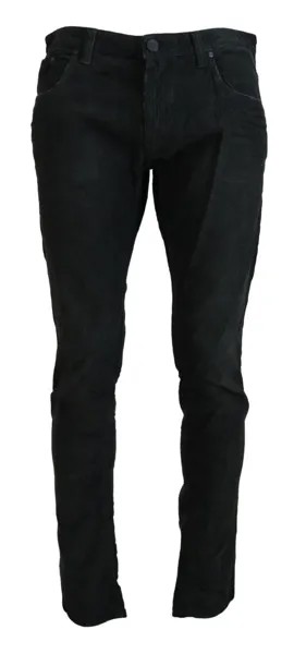 Брюки CELLAR DOOR Черные хлопковые зауженные вельветовые брюки Tag s. W35 Рекомендуемая розничная цена 280 долларов США