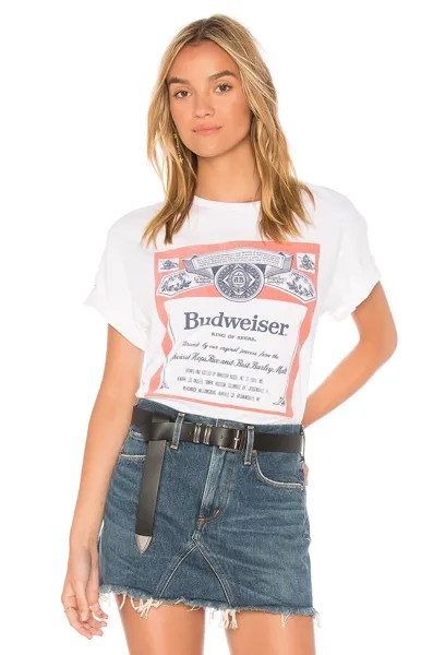 Футболка Junk Food Budweiser Label, белый