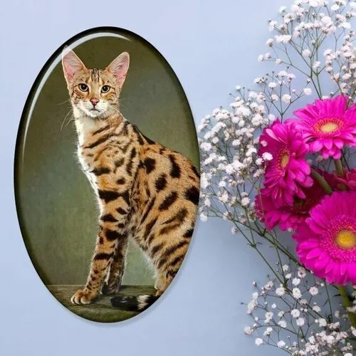Брошь, коричневый, горчичный