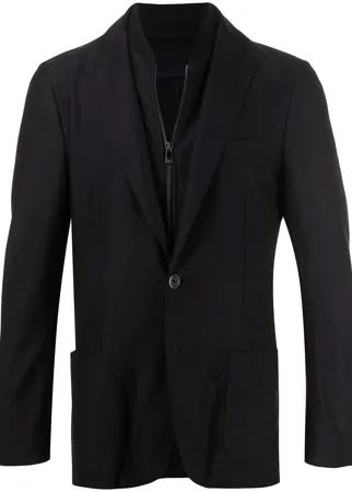 Corneliani многослойный пиджак на молнии