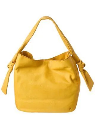 Женская кожаная сумка-хобо Frye Nora с узлом, желтая