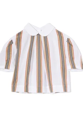 Burberry Kids блузка в полоску Icon Stripe