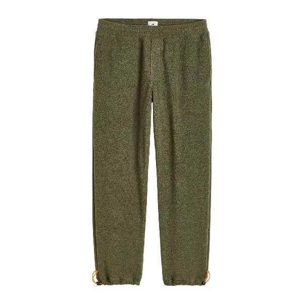 Брюки из флиса H&M Relaxed Fit Fleece Joggers, хаки