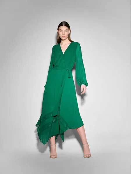 Коктейльное платье стандартного кроя Joseph Ribkoff, зеленый