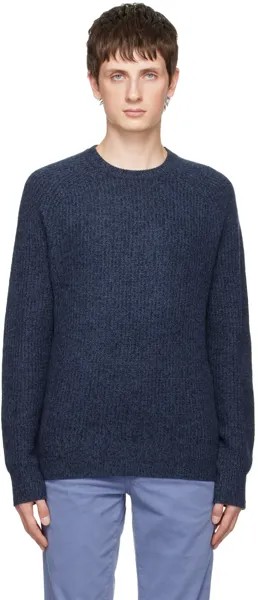 Темно-синий свитер с пирсом rag & bone