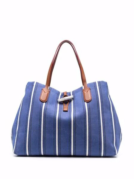 Longchamp сумка-тоут Roseau Essential в полоску