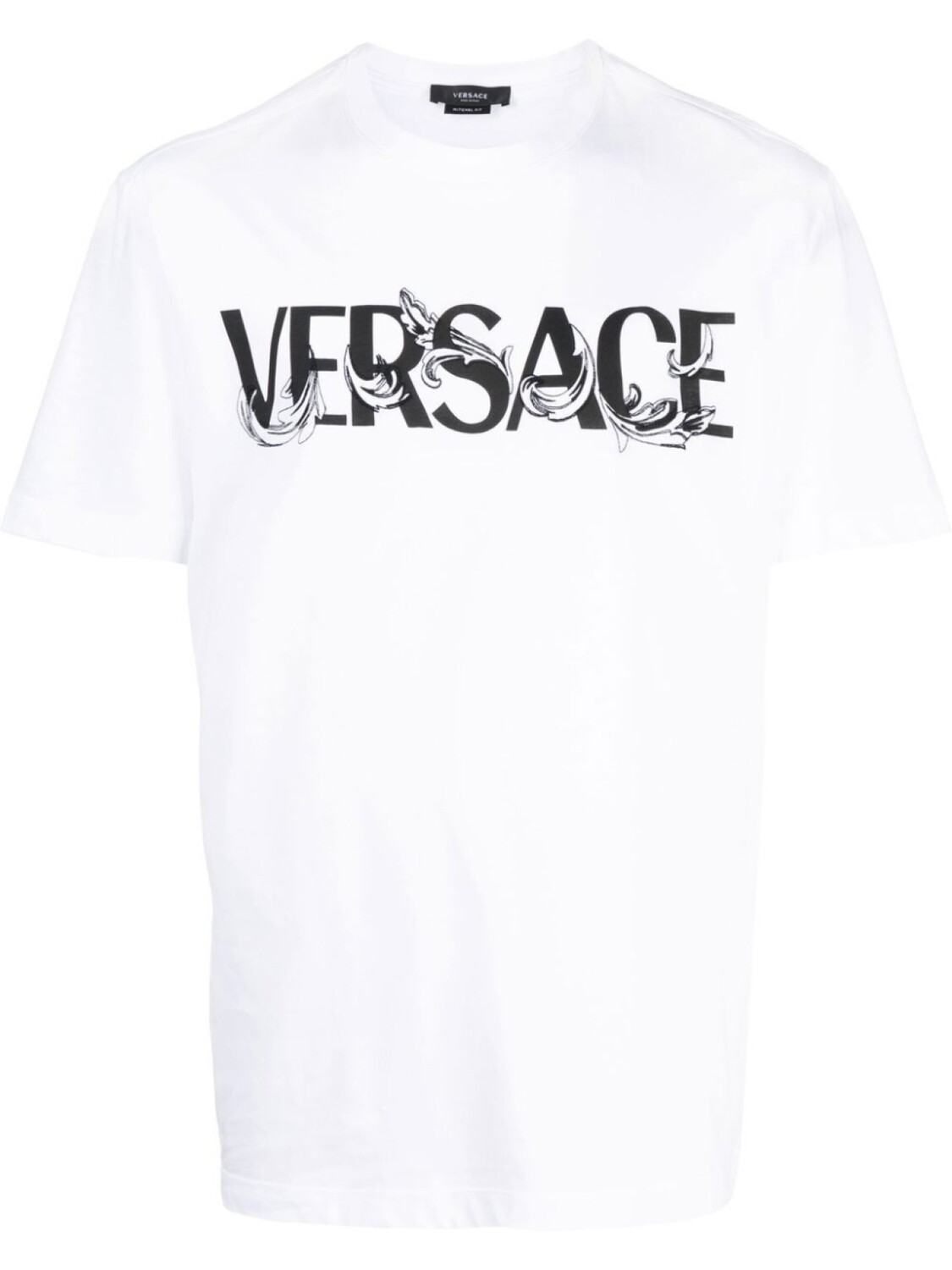Versace футболка с логотипом, белый